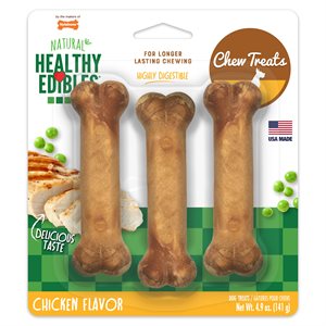 Nylabone Healthy Edibles Chicken Triple Pack Regular